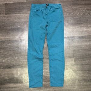 Just Black Jeans Skinny Teal Womens 28 USA
